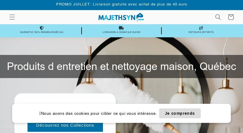Produits d'entretien et nettoyage maison, Québec Produits d'entretien et nettoyage maison, Québec