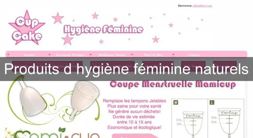 Produits d'hygiène féminine naturels