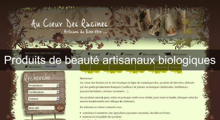 Produits de beauté artisanaux biologiques Produits de beauté artisanaux biologiques
