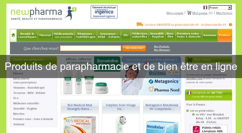Produits de parapharmacie et de bien être en ligne Produits de parapharmacie et de bien être en ligne