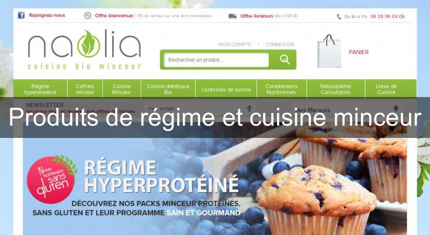 Produits de régime et cuisine minceur Produits de régime et cuisine minceur