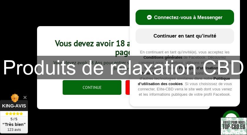 Produits de relaxation CBD Produits de relaxation CBD