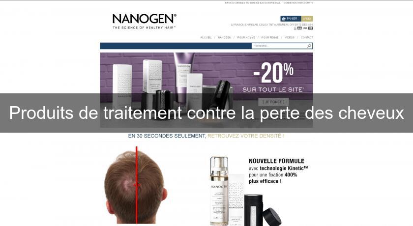 Produits de traitement contre la perte des cheveux