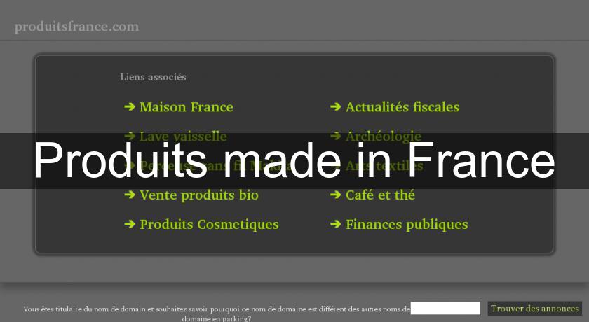 Produits made in France