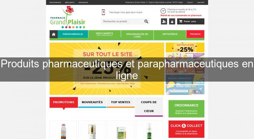 Produits pharmaceutiques et parapharmaceutiques en ligne