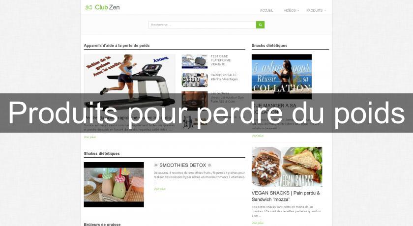 Produits pour perdre du poids Produits pour perdre du poids