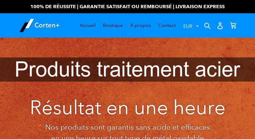 Produits traitement acier Produits traitement acier