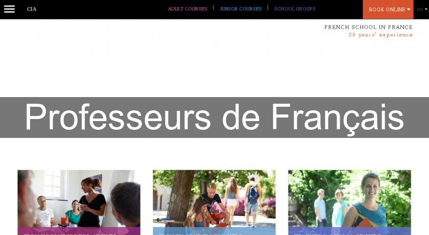 Professeurs de Français Professeurs de Français