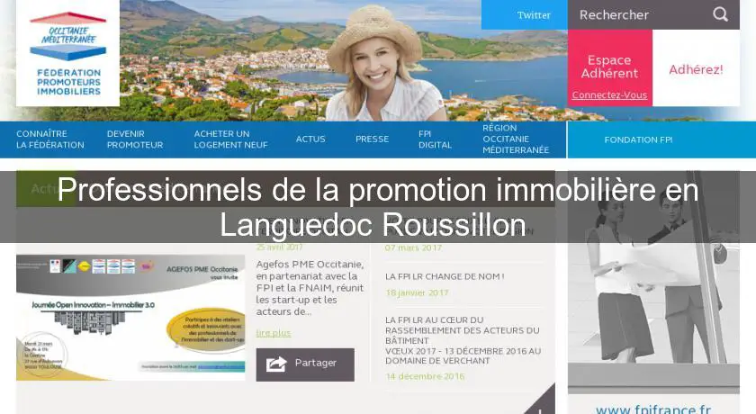 Professionnels de la promotion immobilière en Languedoc Roussillon 