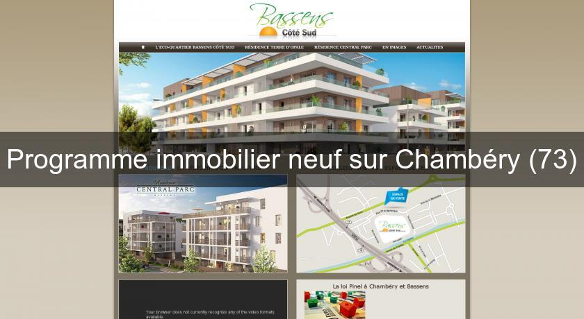 Programme immobilier neuf sur Chambéry (73) Programme immobilier neuf sur Chambéry (73)