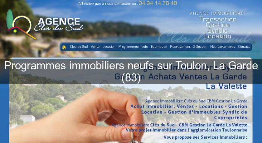 Programmes immobiliers neufs sur Toulon, La Garde (83)