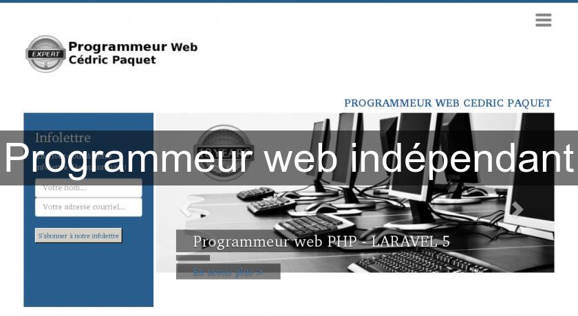 Programmeur web indépendant Programmeur web indépendant