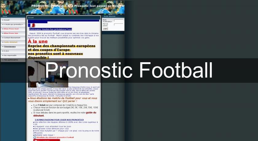 Pronostic Football