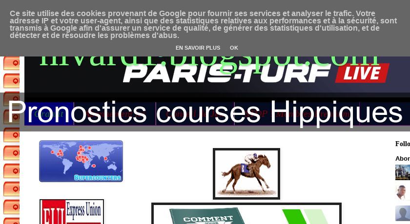 Pronostics courses Hippiques Jeu pari