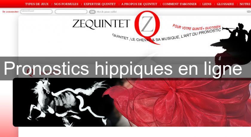 Pronostics hippiques en ligne Pronostics hippiques en ligne