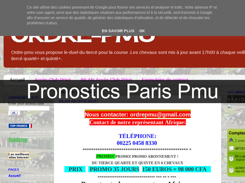 Pronostics Paris Pmu Pronostics Paris Pmu