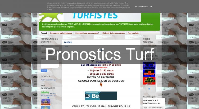 Pronostics Turf Pronostics Turf