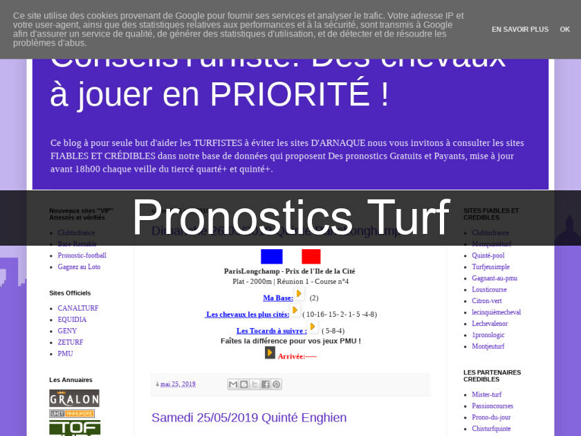 Pronostics Turf Pronostics Turf