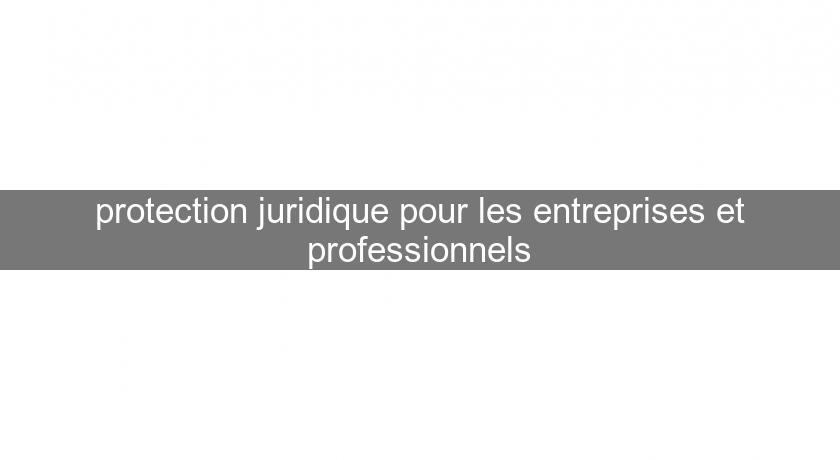 protection juridique pour les entreprises et professionnels protection juridique pour les entreprises et professionnels