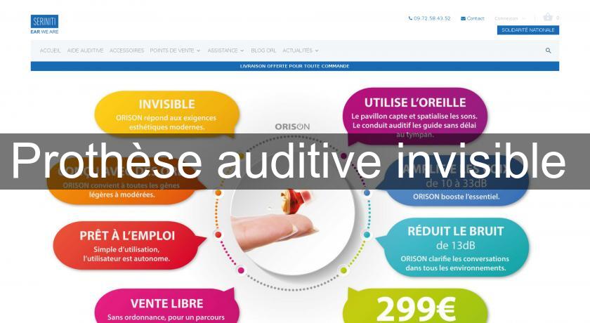 Prothèse auditive invisible Prothèse auditive invisible