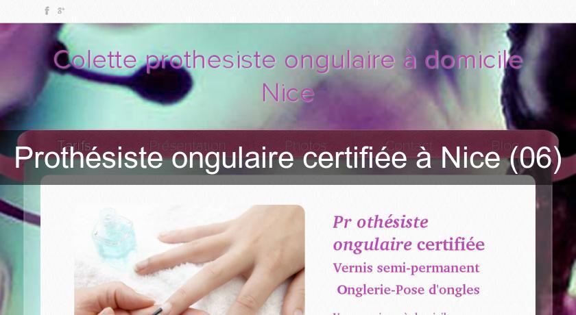 Prothésiste ongulaire certifiée à Nice (06)