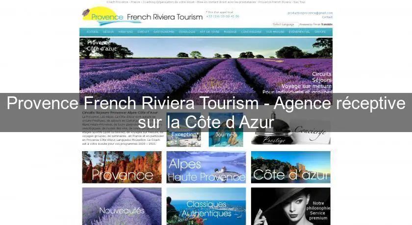 Provence French Riviera Tourism - Agence réceptive sur la Côte d'Azur