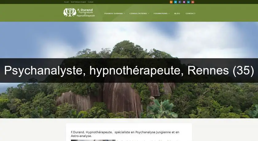 Psychanalyste, hypnothérapeute, Rennes (35)