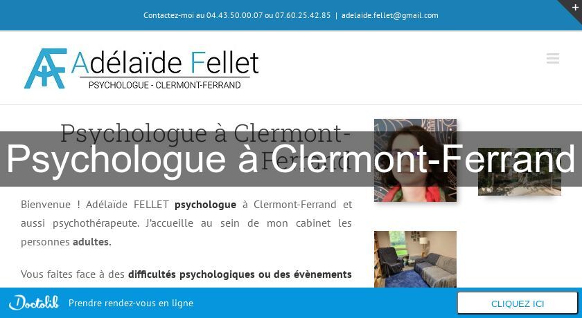 Psychologue à Clermont-Ferrand Psychologue à Clermont-Ferrand
