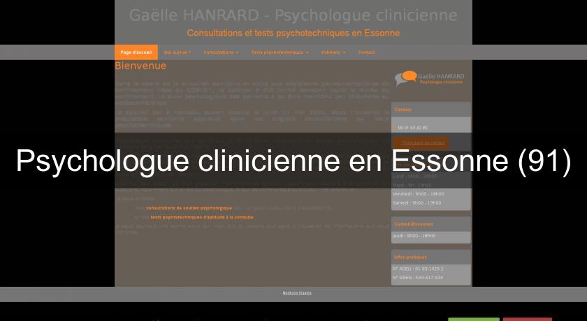 Psychologue clinicienne en Essonne (91)