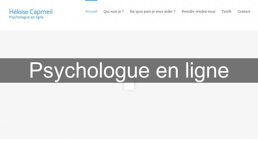 Psychologue en ligne