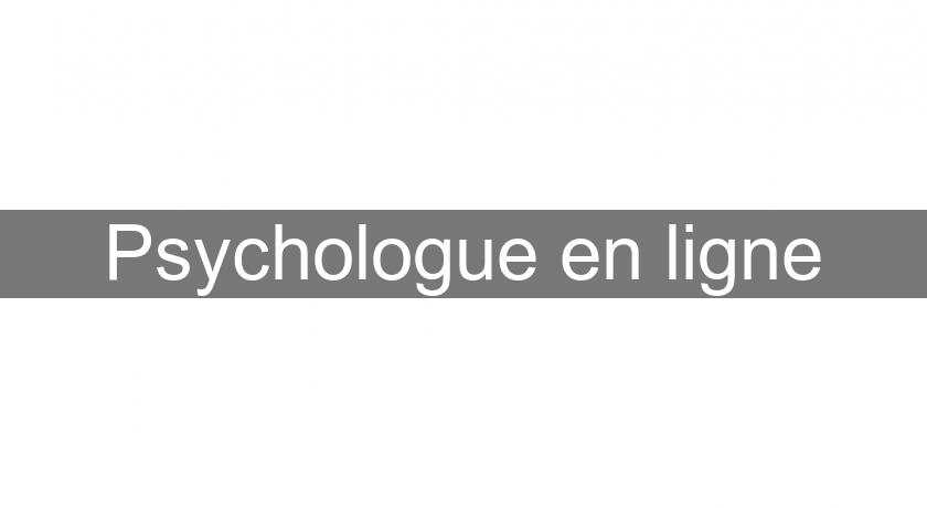 Psychologue en ligne