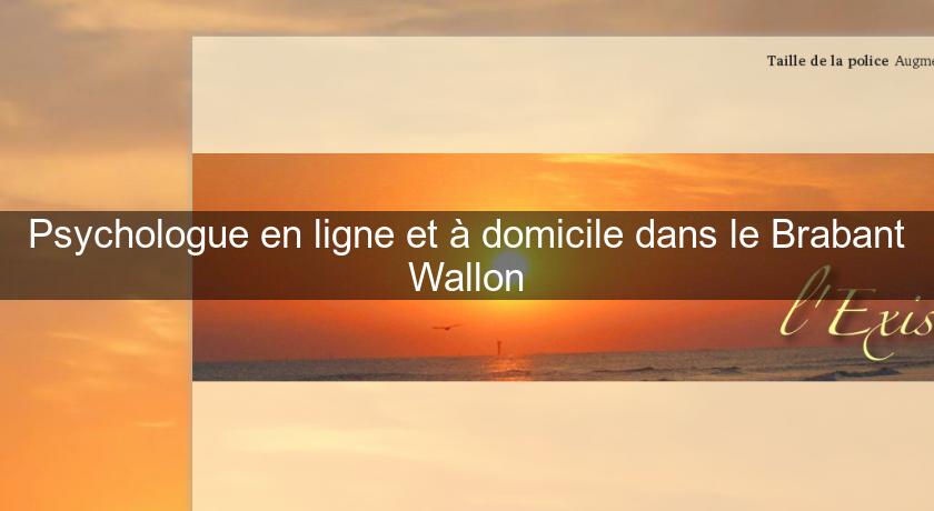 Psychologue en ligne et à domicile dans le Brabant Wallon Psychologue en ligne et à domicile dans le Brabant Wallon