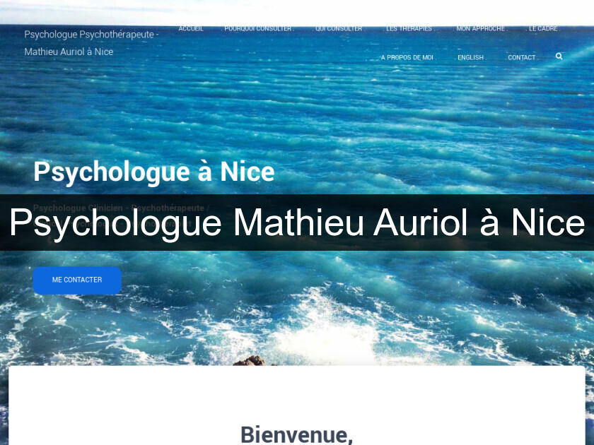 Psychologue Mathieu Auriol à Nice