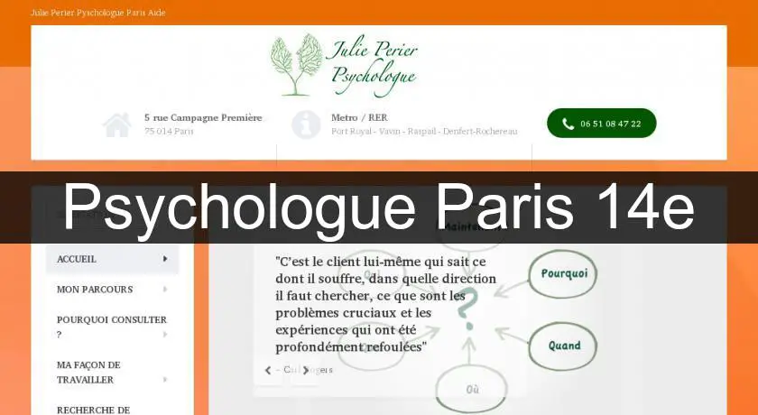 Psychologue Paris 14e
