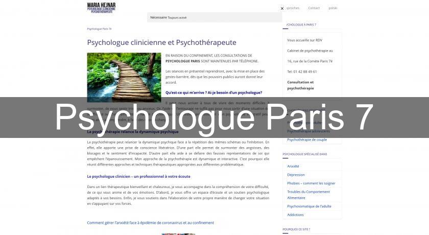 Psychologue Paris 7 Psychologue Paris 7