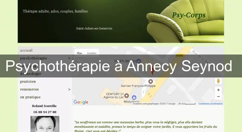 Psychothérapie à Annecy Seynod 