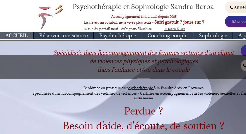 Psychothérapie et sophrologie, Aubignan (84) Psychothérapie et sophrologie, Aubignan (84)