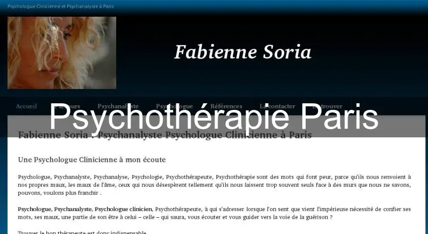 Psychothérapie Paris
