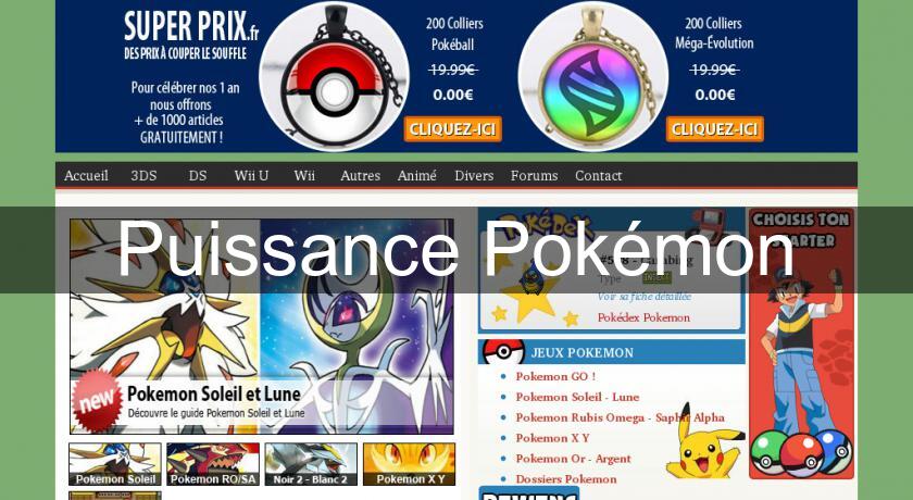 Puissance Pokémon Puissance Pokémon