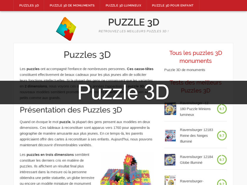 Puzzle 3D Puzzle 3D