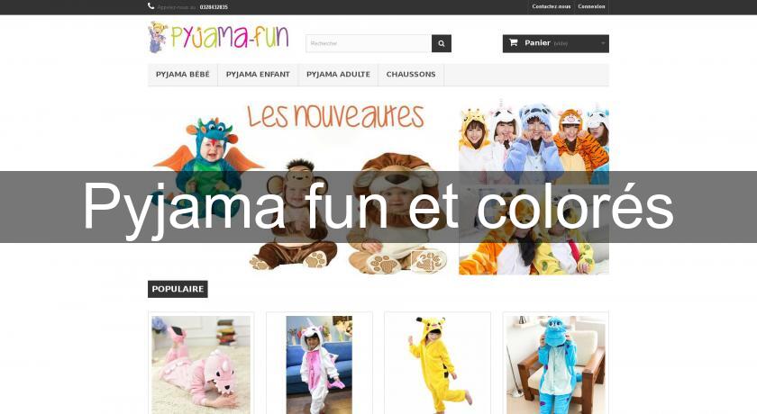 Pyjama fun et colorés