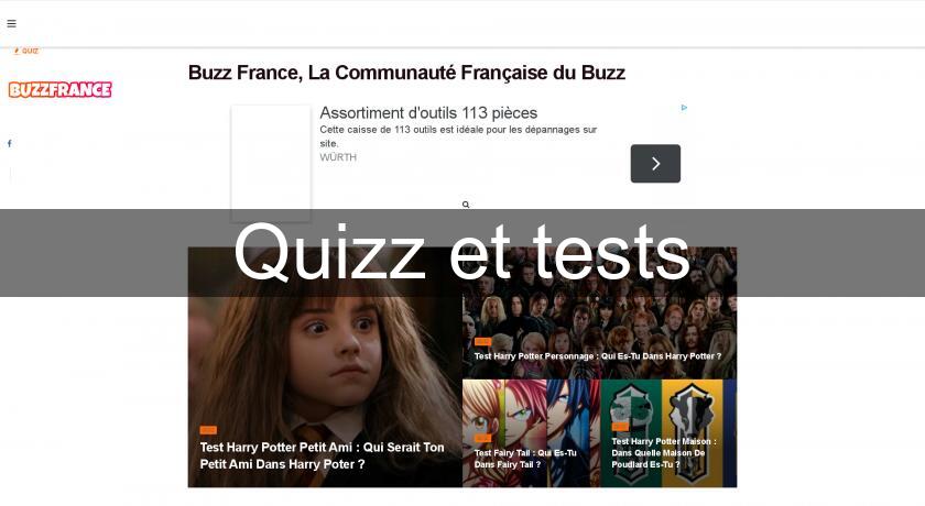 Quizz et tests Quizz et tests
