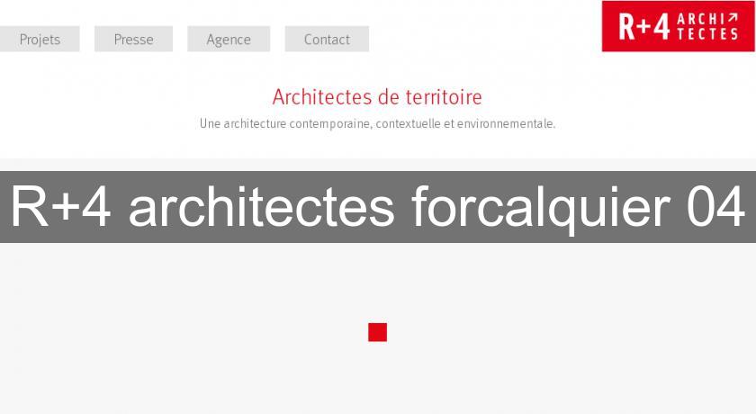 R+4 architectes forcalquier 04 R+4 architectes forcalquier 04