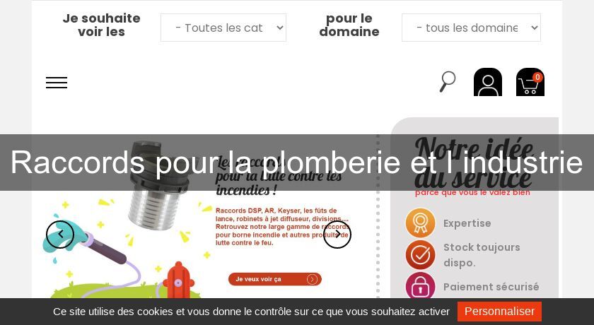 Raccords pour la plomberie et l'industrie Raccords pour la plomberie et l'industrie