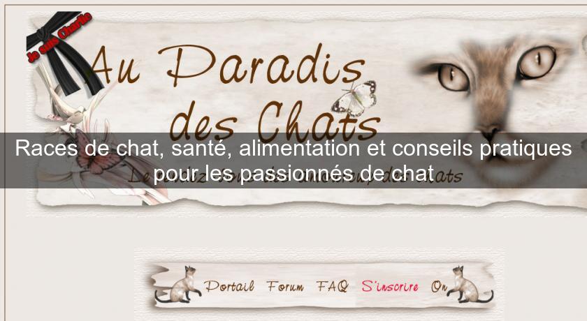 Races de chat, santé, alimentation et conseils pratiques pour les passionnés de chat Races de chat, santé, alimentation et conseils pratiques pour les passionnés de chat