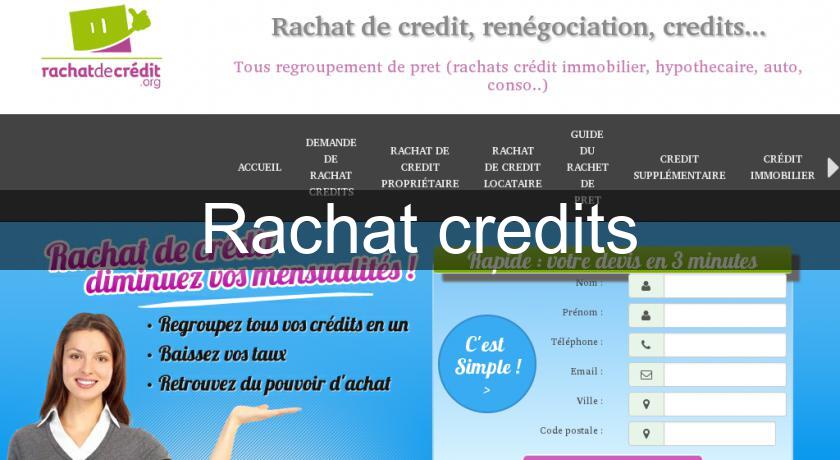 Rachat credits Rachat credits