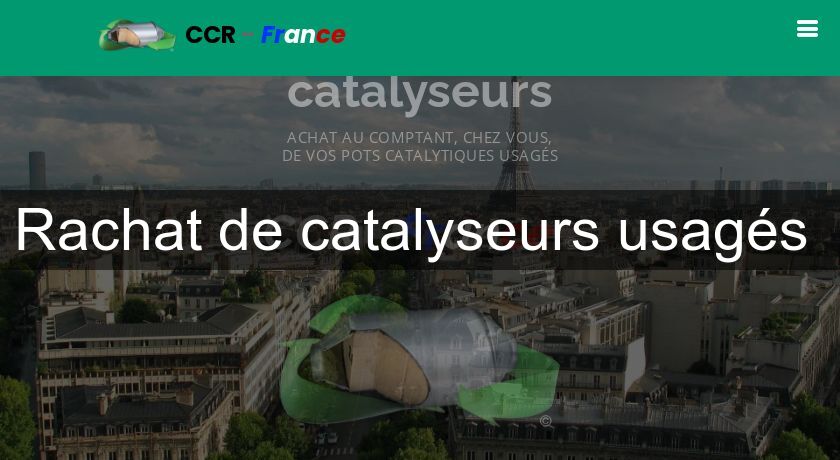 Rachat de catalyseurs usagés Rachat de catalyseurs usagés