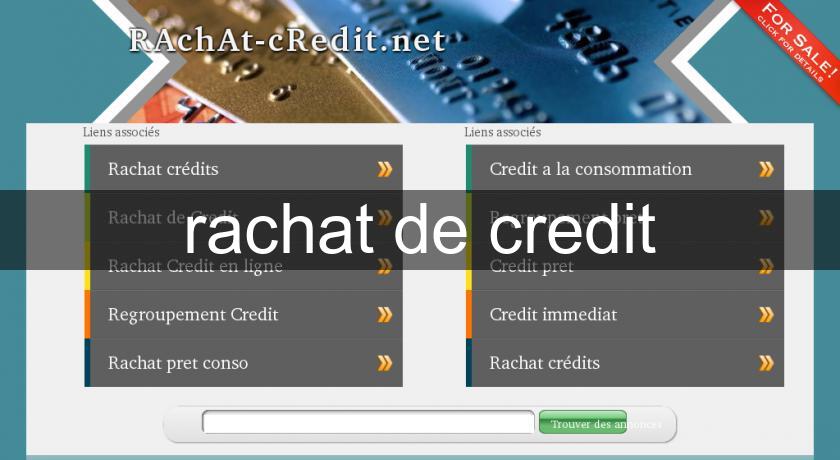 rachat de credit rachat de credit