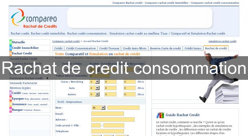 Rachat de credit consommation Rachat de credit consommation
