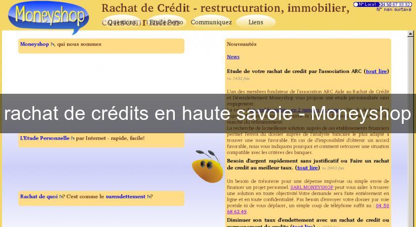 rachat de crédits en haute savoie - Moneyshop